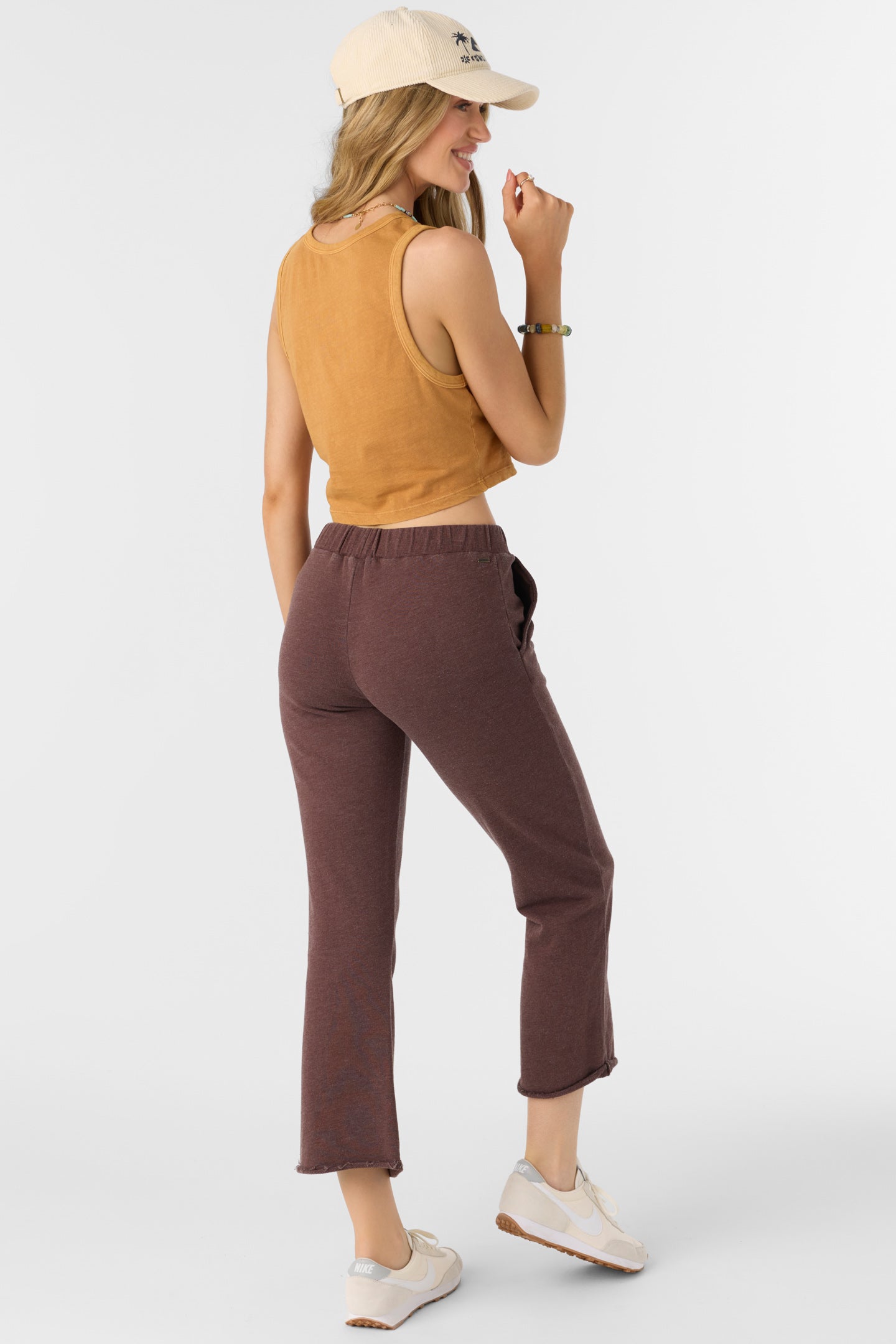 KARMA FRENCH TERRY CROPPED LOUNGE PANTS