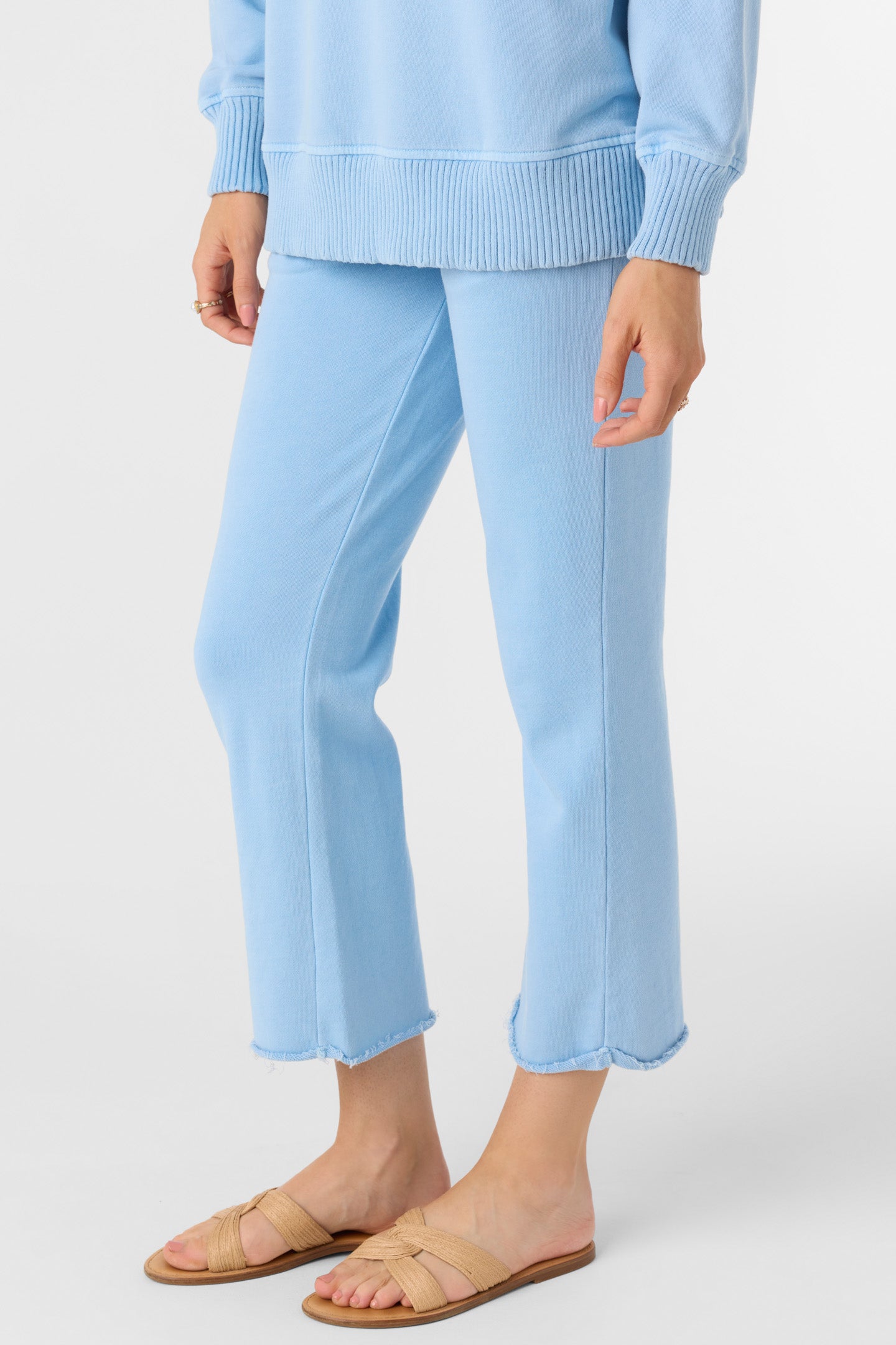 KARMA FRENCH TERRY CROPPED LOUNGE PANTS