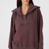 Karma French Terry Half Zip Pullover