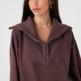 Karma French Terry Half Zip Pullover