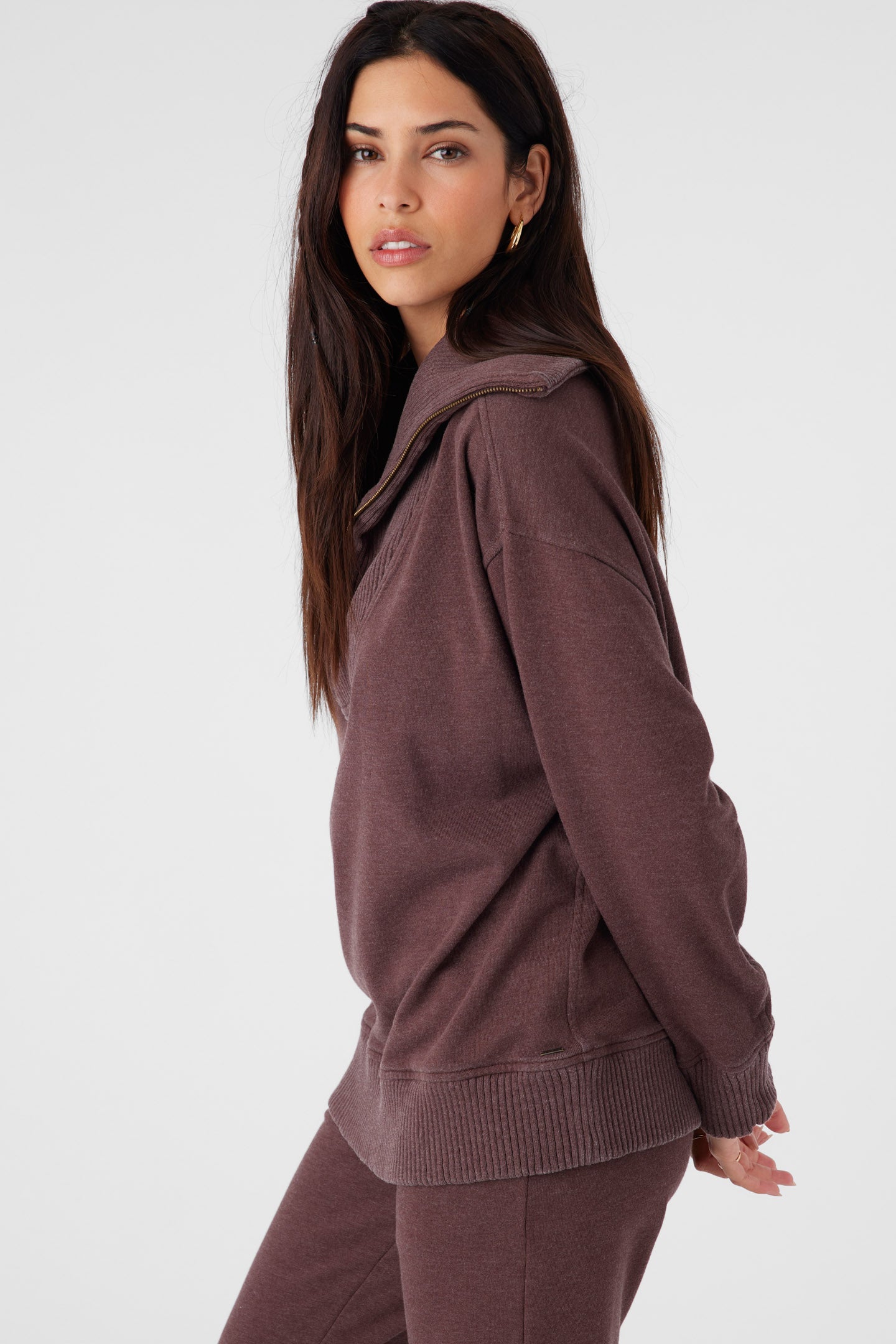 KARMA FRENCH TERRY HALF ZIP PULLOVER