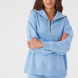 Karma French Terry Half Zip Pullover