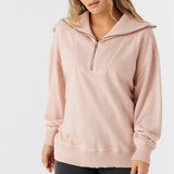 Karma French Terry Half Zip Pullover