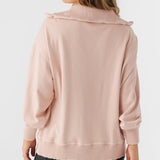 Karma French Terry Half Zip Pullover