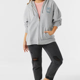 Byron Hooded Oversized Zip Fleece Jacket