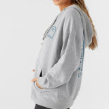 Byron Hooded Oversized Zip Fleece Jacket