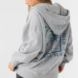 Byron Hooded Oversized Zip Fleece Jacket