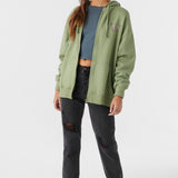 Byron Hooded Oversized Zip Fleece Jacket