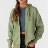 Byron Hooded Oversized Zip Fleece Jacket