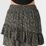 Ella Ava Ditsy Tiered Mini Skirt