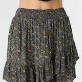 Ella Ava Ditsy Tiered Mini Skirt
