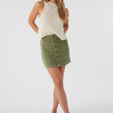 Delilah Corduroy Mini Skirt