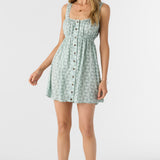 Korie Amor Geo Button Front Mini Dress