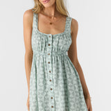 Korie Amor Geo Button Front Mini Dress