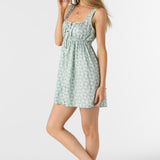 Korie Amor Geo Button Front Mini Dress