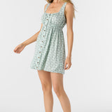 Korie Amor Geo Button Front Mini Dress