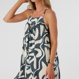 Quinn Beach Hut Geo Mini Dress