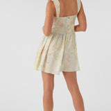 Nyx Veda Tropical Drop Waist Mini Dress