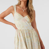 Nyx Veda Tropical Drop Waist Mini Dress