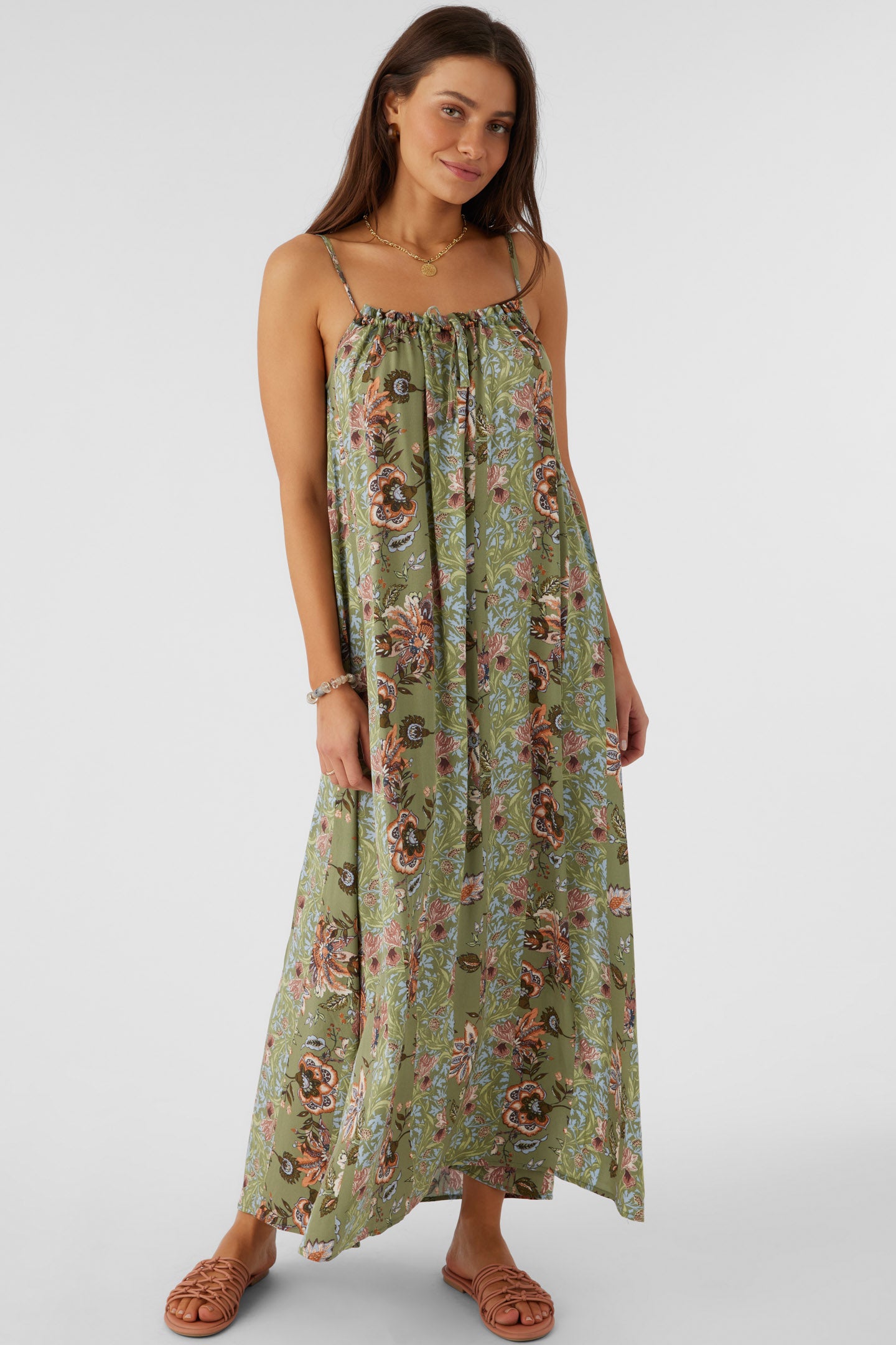 DANYKA WILLIAM PRINT MAXI DRESS