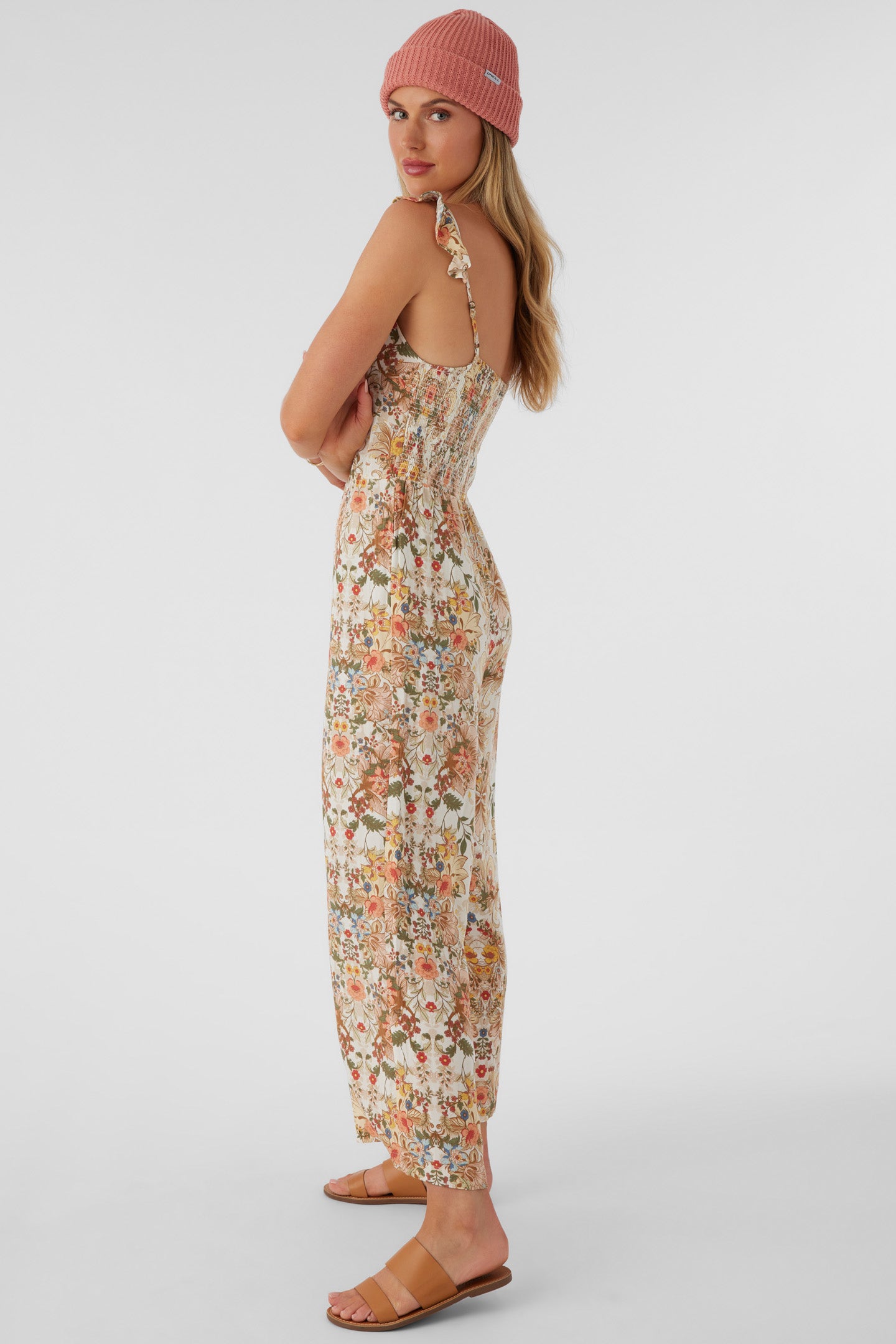 MONYCA SOFIA FLORAL FLUTTER TANK JUMPSUIT