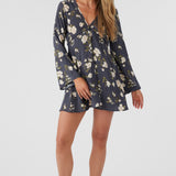 Stevie Kendra Floral Long Sleeve Mini Dress