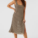 Kelsey Crochet Midi Dress Cover-Up
