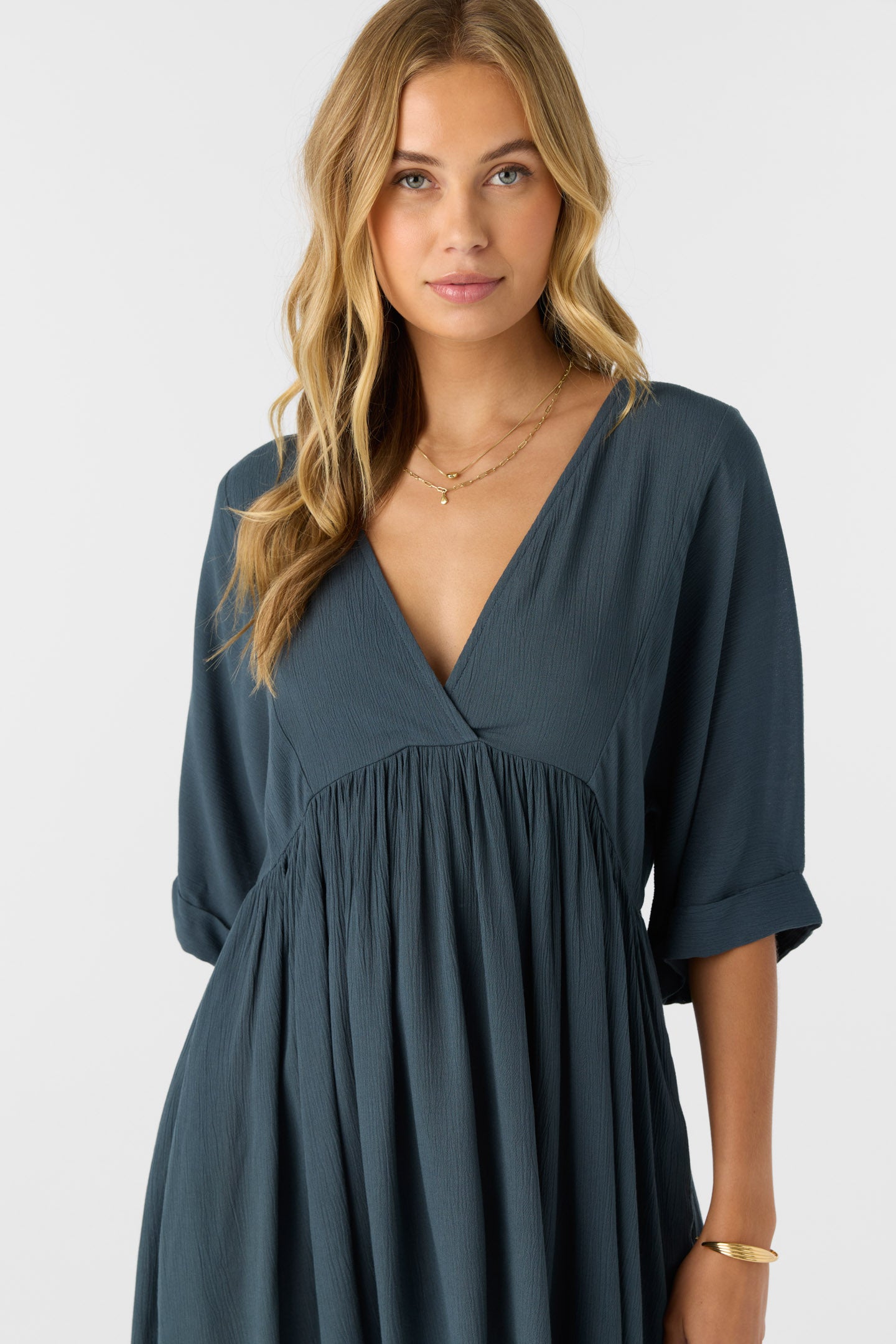 ROSEMARY SOLID SHORT SLEEVE DRESS