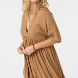 Rosemary Solid Short Sleeve Dress