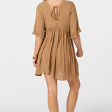 Rosemary Solid Short Sleeve Dress