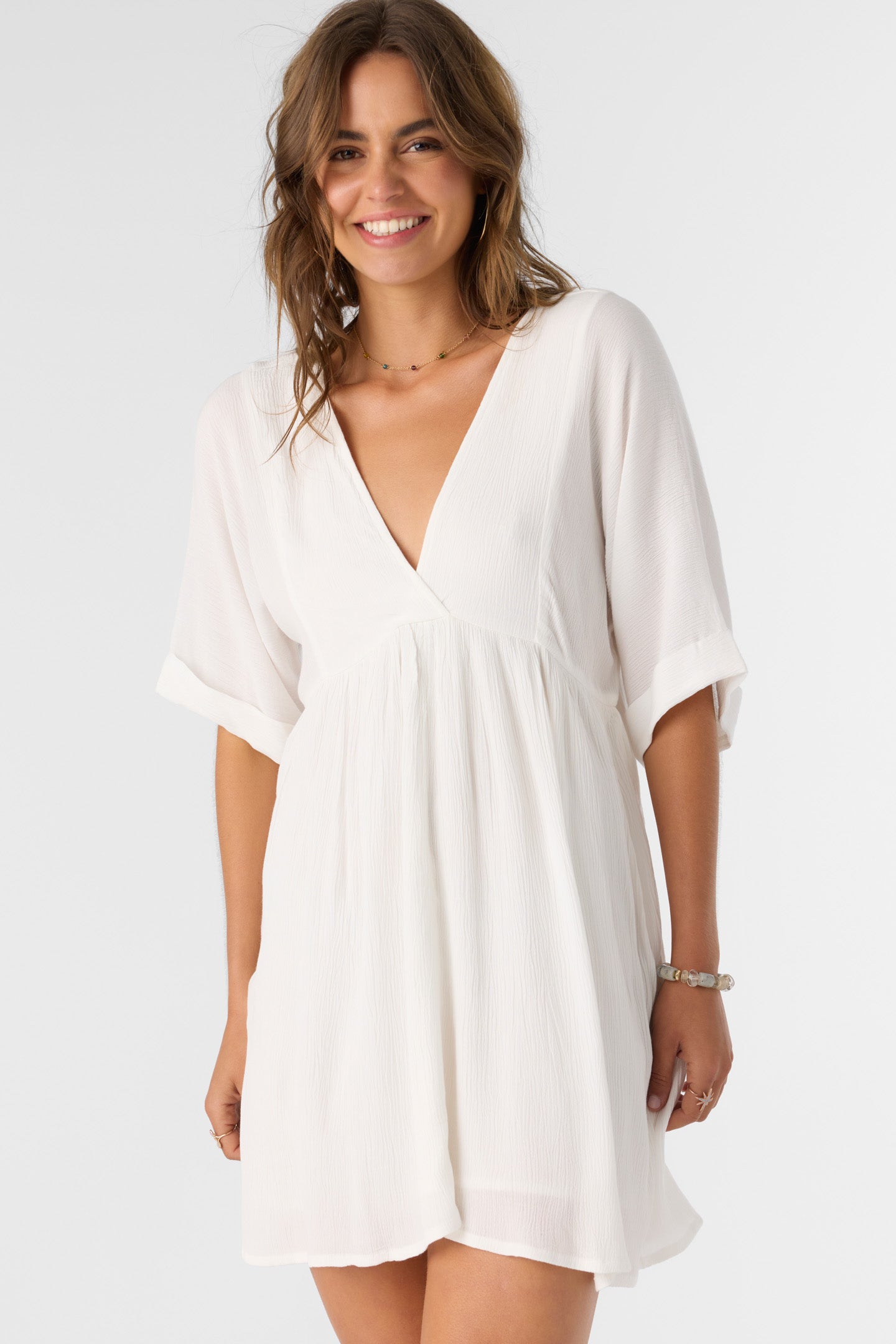 ROSEMARY SOLID SHORT SLEEVE DRESS