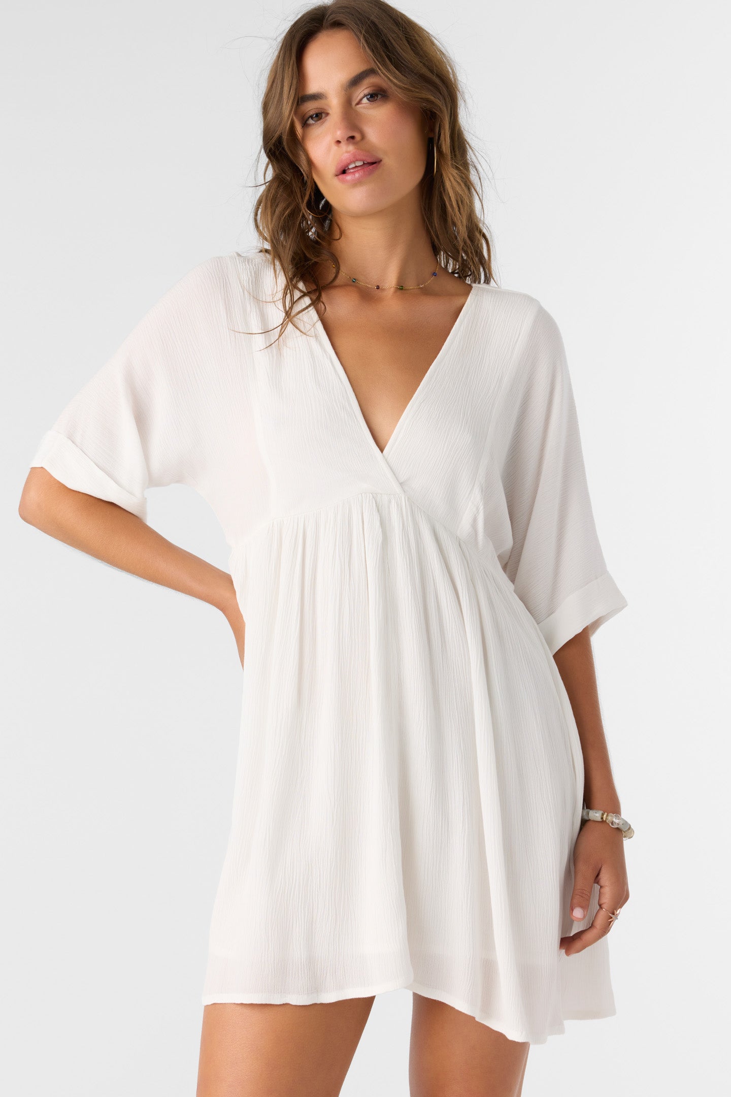 ROSEMARY SOLID SHORT SLEEVE DRESS