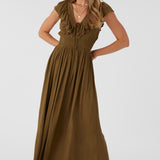 Nolee Solid Maxi Dress