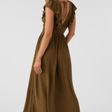 Nolee Solid Maxi Dress