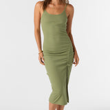 Seashore Rib Knit Midi Dress