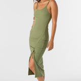 Seashore Rib Knit Midi Dress