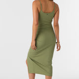 Seashore Rib Knit Midi Dress