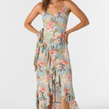Viola Punta Tropical Wrap Maxi Dress