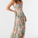 Viola Punta Tropical Wrap Maxi Dress