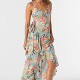 Viola Punta Tropical Wrap Maxi Dress