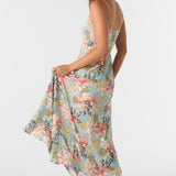 Viola Punta Tropical Wrap Maxi Dress