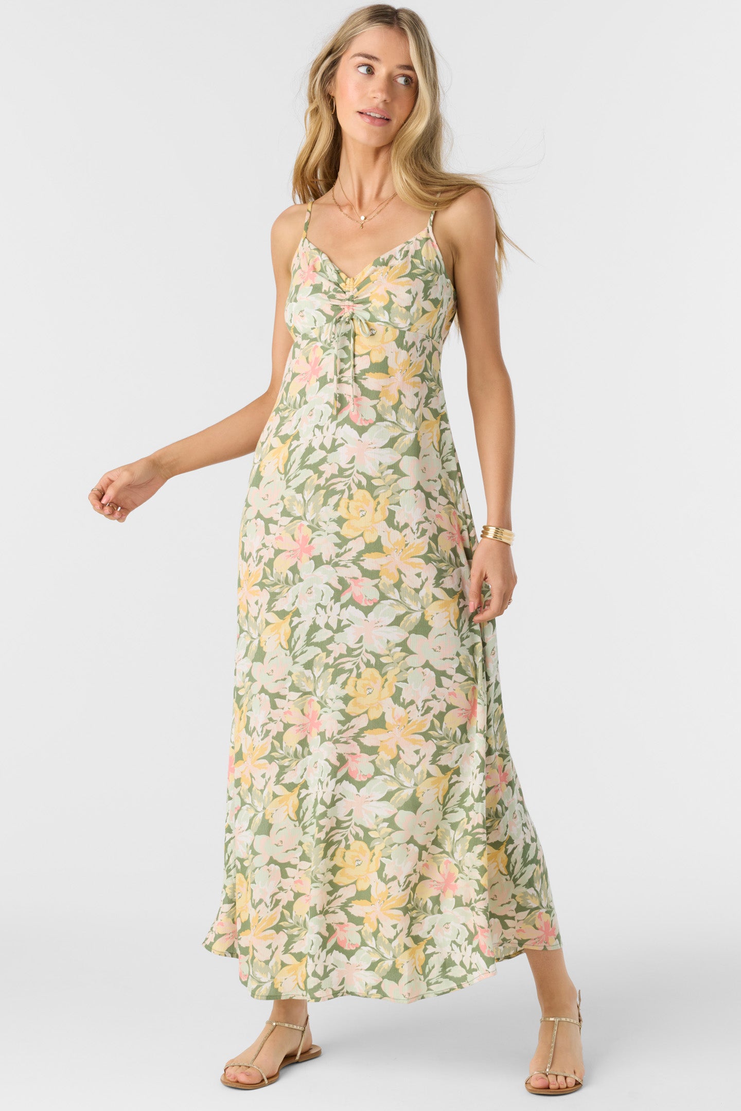 AINSLEY VEDA TROPICAL MAXI DRESS