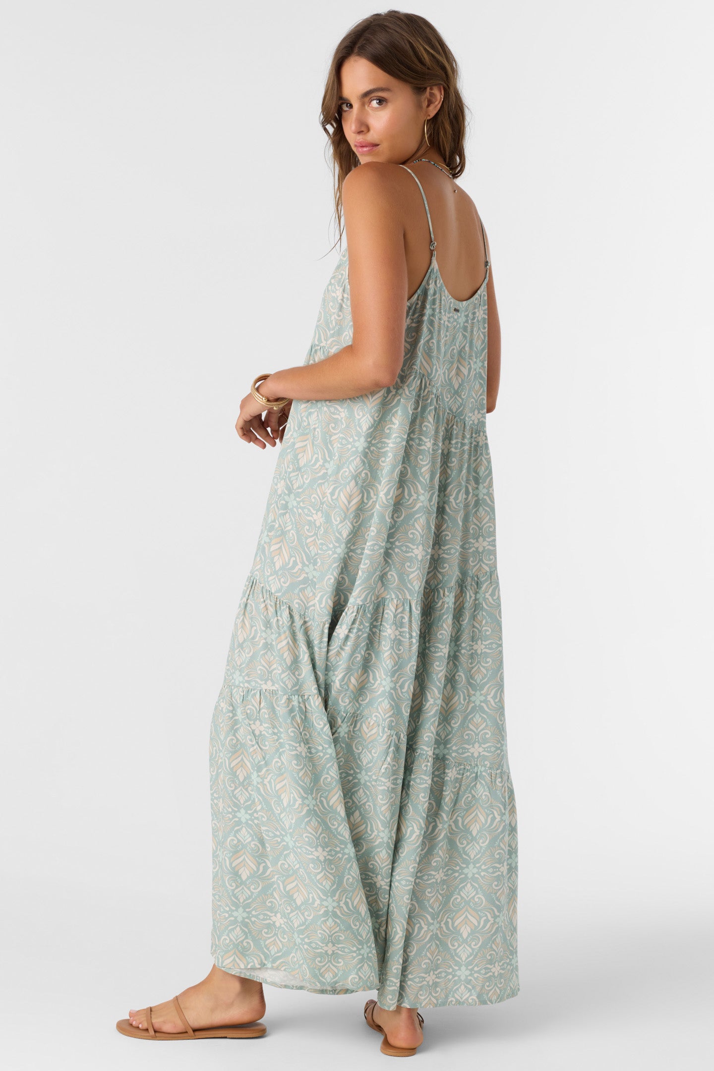 ARIETTE MARIA TILE MAXI DRESS