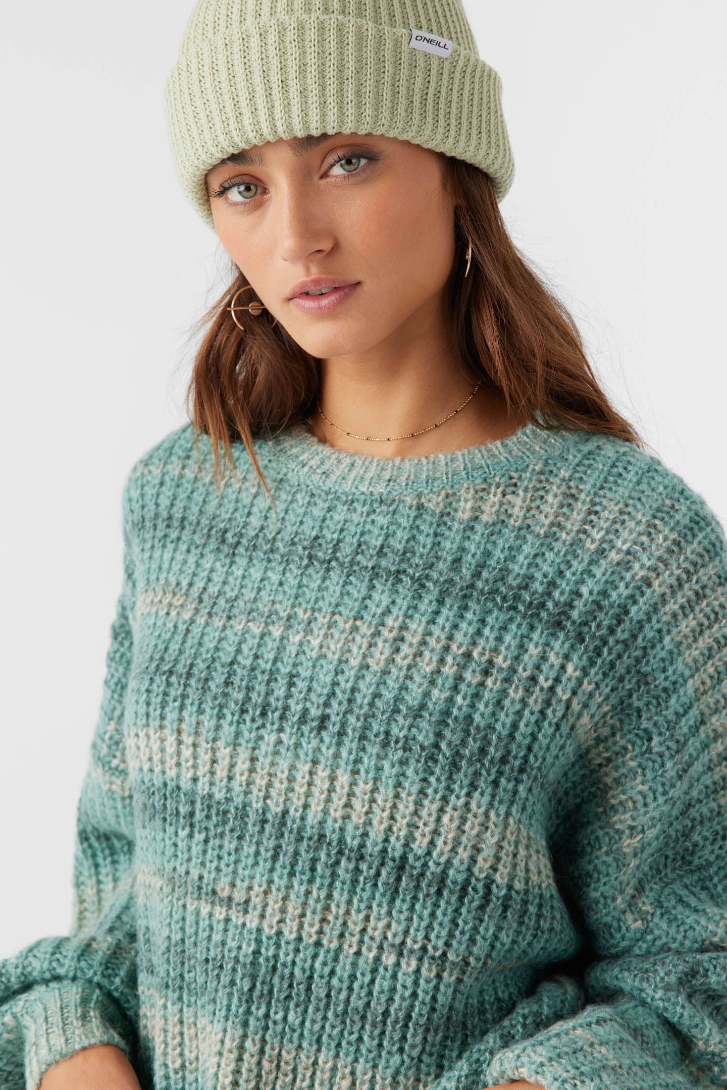 BAYOU OMBRE STRIPE SLOUCHY SWEATER