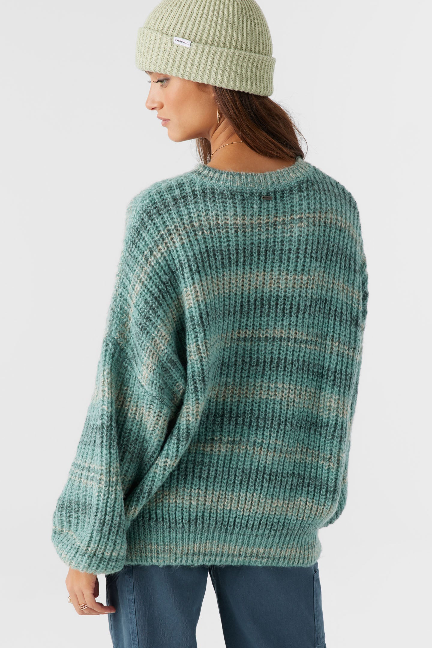 BAYOU OMBRE STRIPE SLOUCHY SWEATER