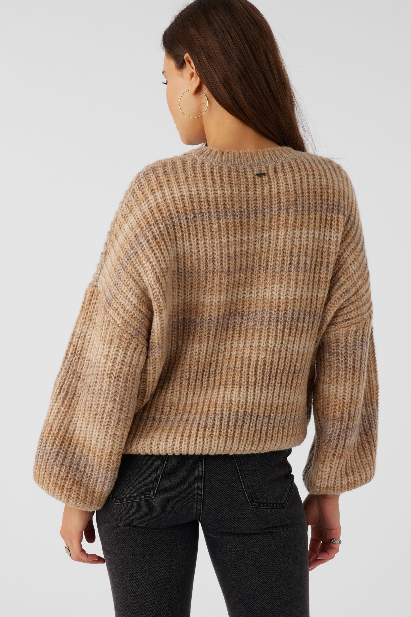 BAYOU OMBRE STRIPE SLOUCHY SWEATER