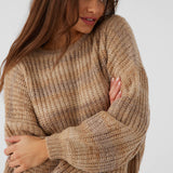 Bayou Ombre Stripe Slouchy Sweater