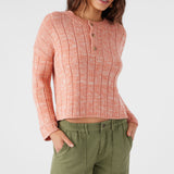 Oceanfront Henley Long Sleeve Sweater