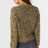 Oceanfront Henley Long Sleeve Sweater