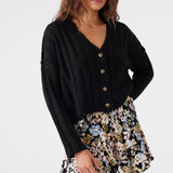 Ferris Button Front Sweater Cardigan